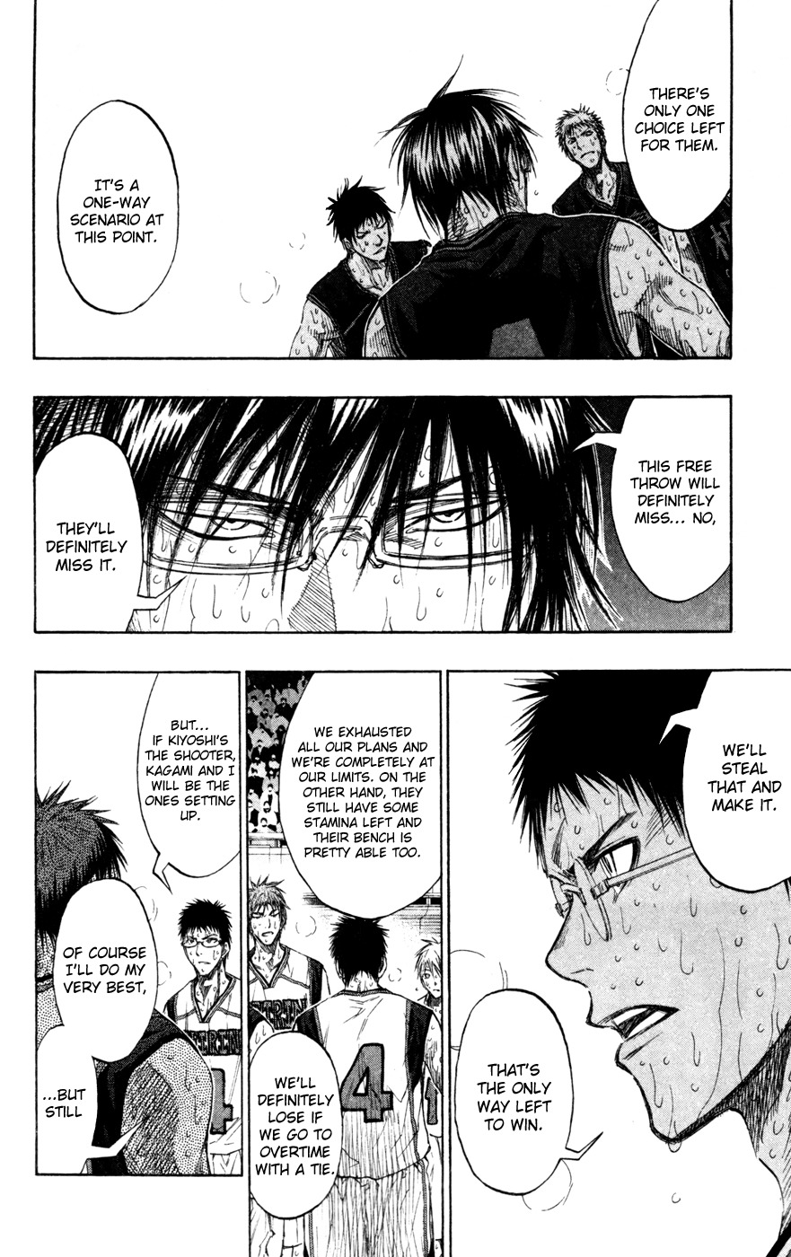 Kuroko no Basket Chapter 138 page 8 - Chapter 138: The one I believe in is