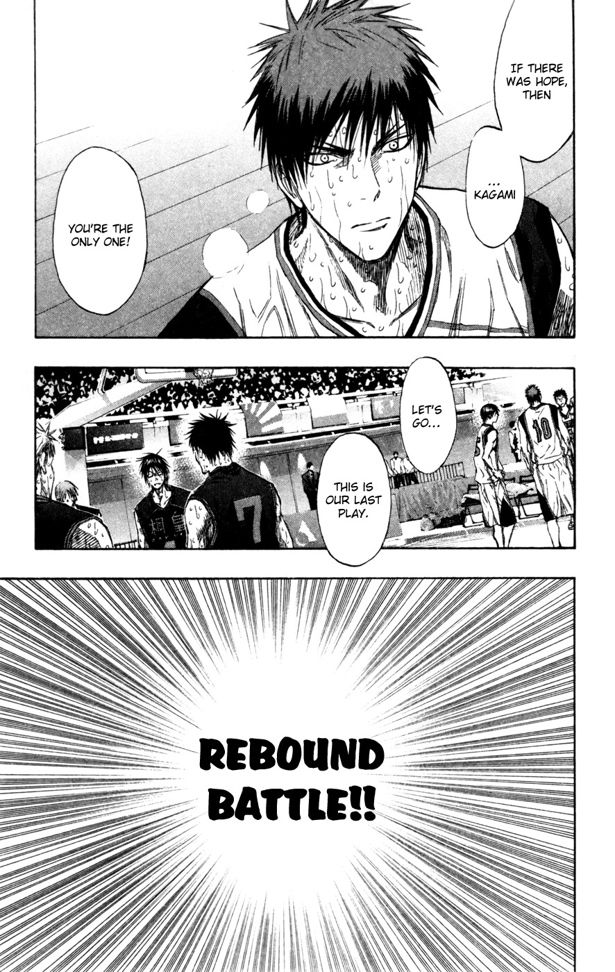 Kuroko no Basket Chapter 138 page 9 - Chapter 138: The one I believe in is