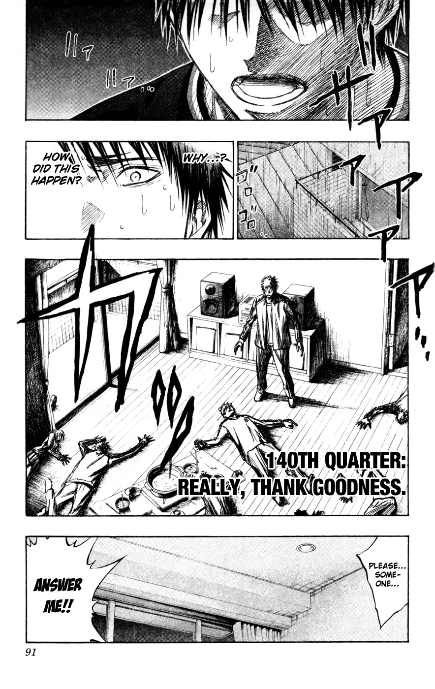 Kuroko no Basket Chapter 140 page 1 - Chapter 140: Really , Thank Goodness
