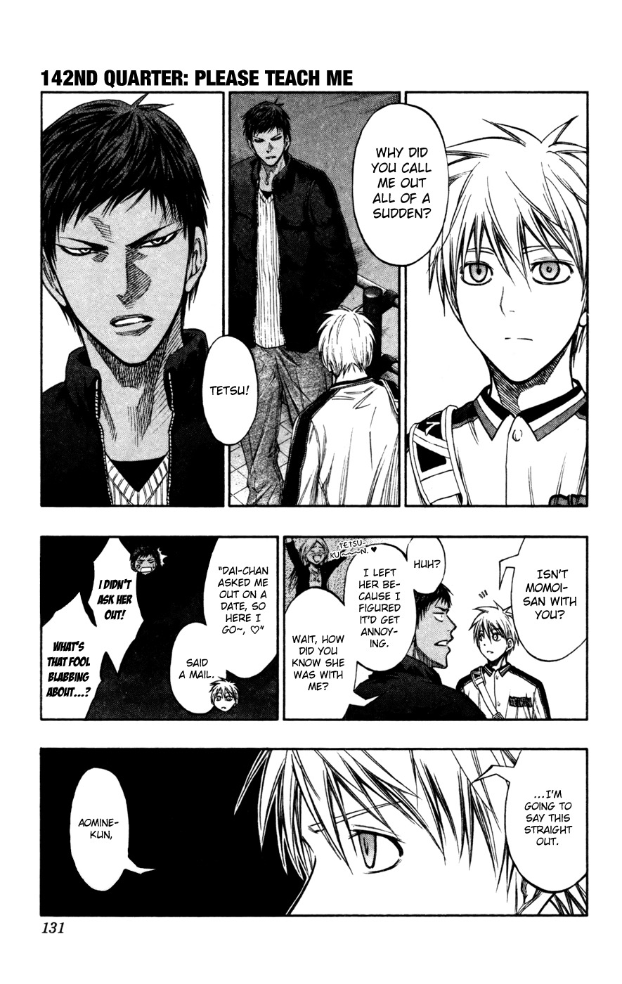 Kuroko no Basket Chapter 142 page 1 - Chapter 142: Please teach me