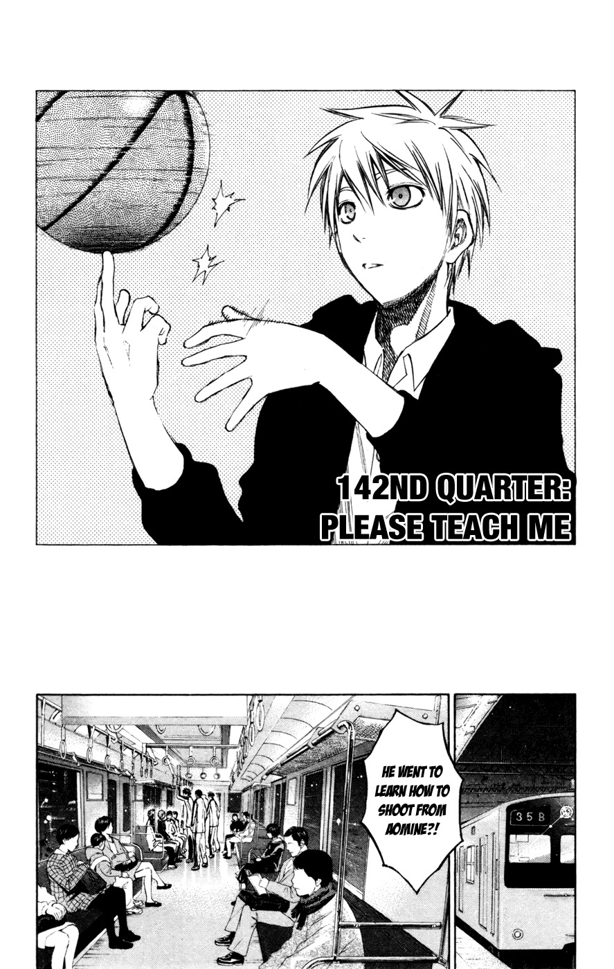 Kuroko no Basket Chapter 142 page 3 - Chapter 142: Please teach me