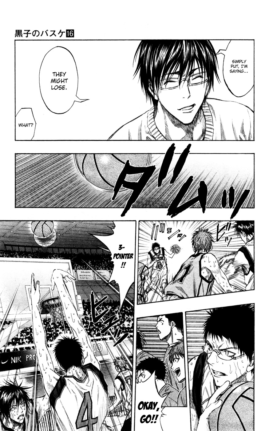 Kuroko no Basket Chapter 143 page 3 - Chapter 143: There's no way it's that easy