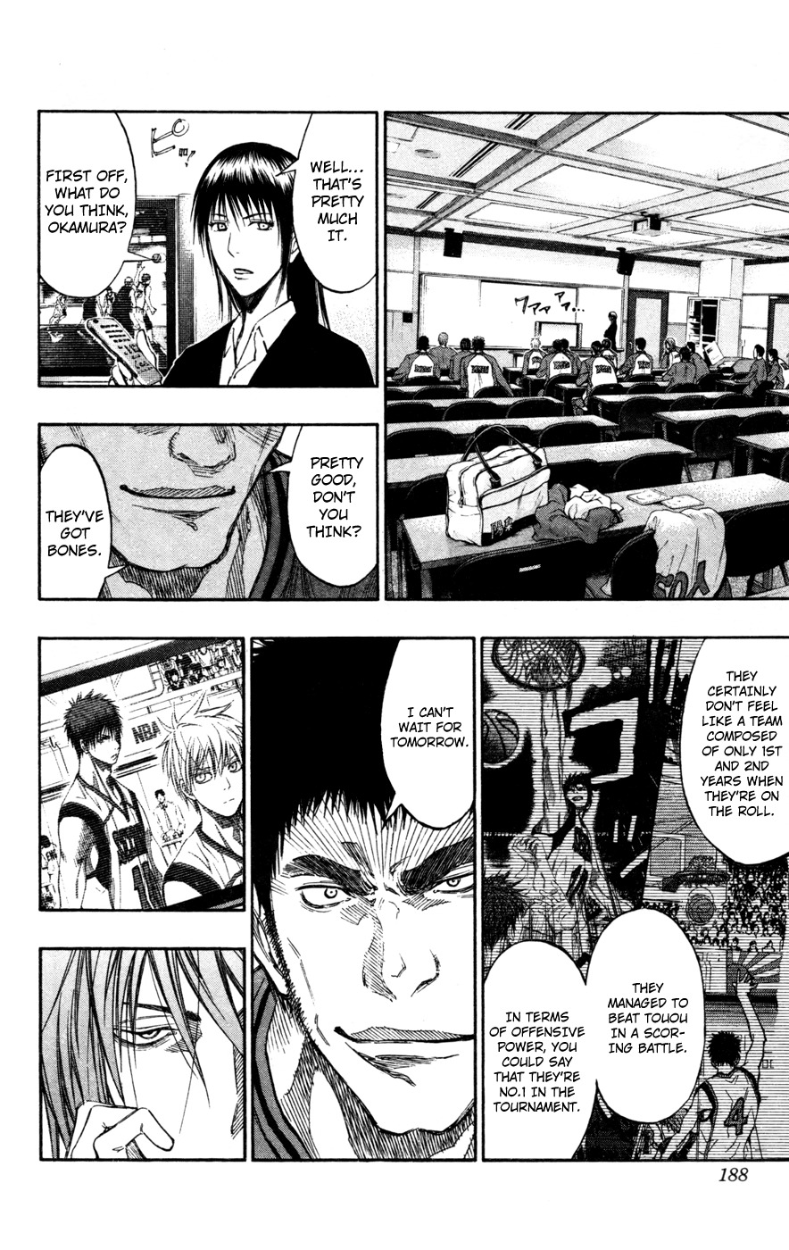 Kuroko no Basket Chapter 144 page 17 - Chapter 144: I can't wait