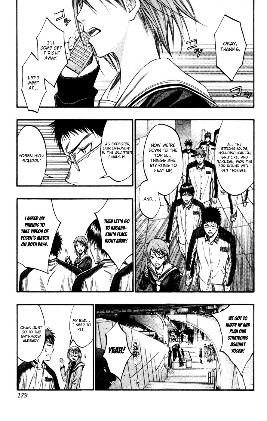 Kuroko no Basket Chapter 144 page 8 - Chapter 144: I can't wait