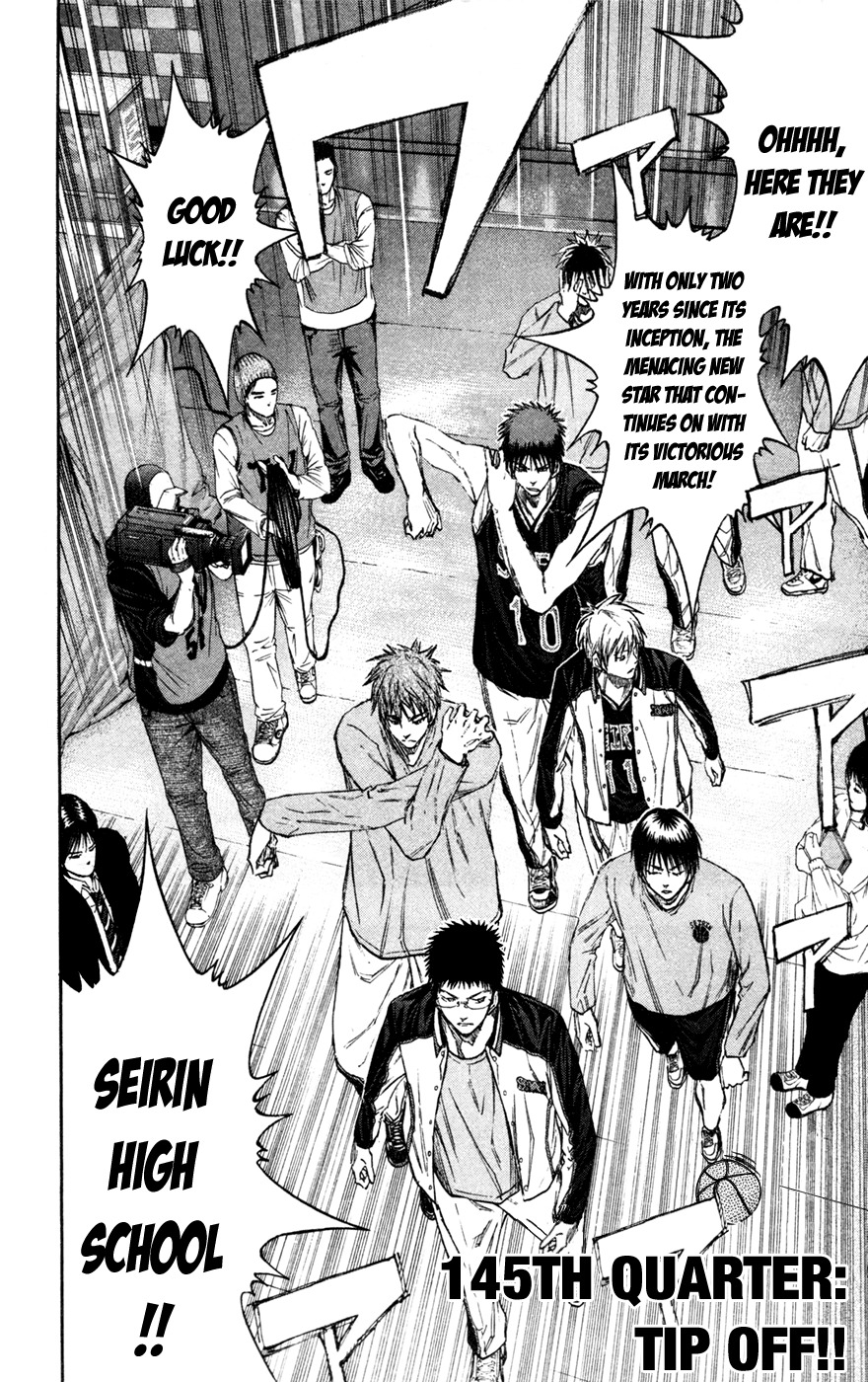 Kuroko no Basket Chapter 145 page 11 - Chapter 145: Tip Off!!