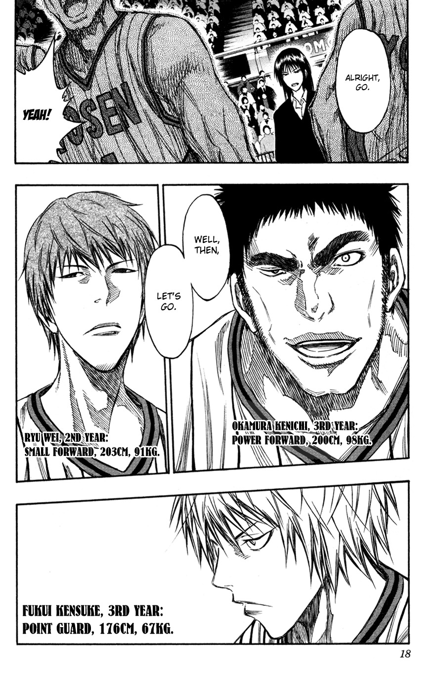 Kuroko no Basket Chapter 145 page 16 - Chapter 145: Tip Off!!