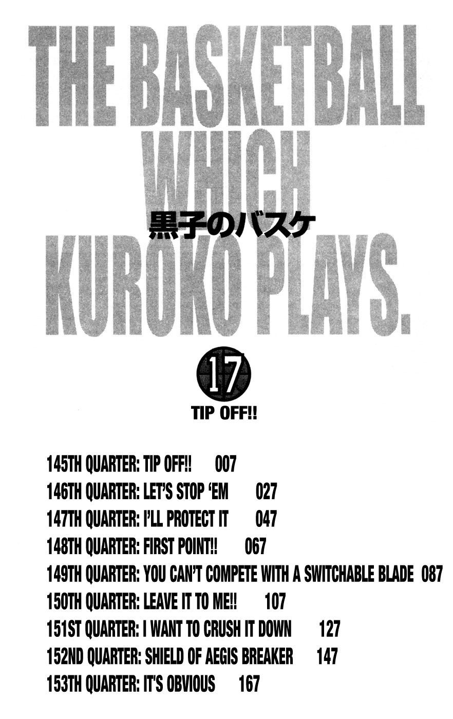 Kuroko no Basket Chapter 145 page 5 - Chapter 145: Tip Off!!