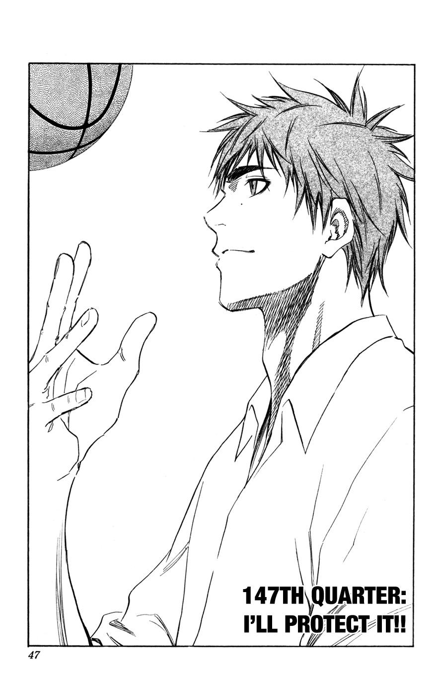 Kuroko no Basket Chapter 147 page 1 - Chapter 147: I'll Protect It!!