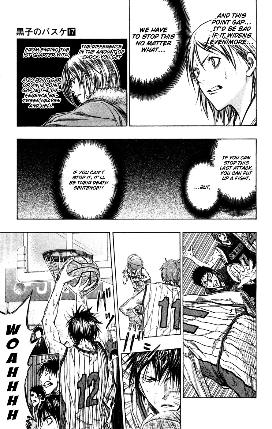 Kuroko no Basket Chapter 147 page 12 - Chapter 147: I'll Protect It!!