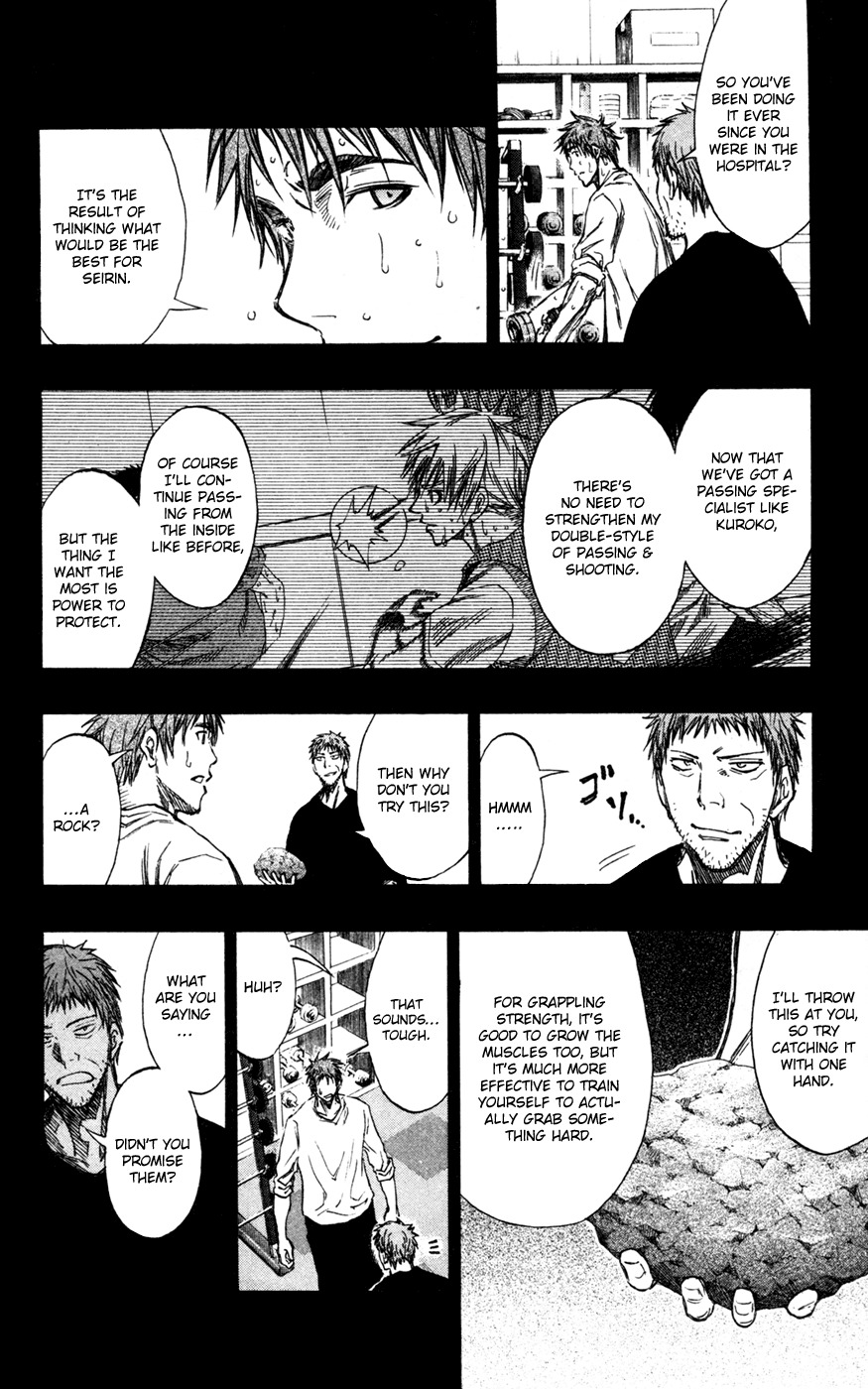 Kuroko no Basket Chapter 147 page 15 - Chapter 147: I'll Protect It!!