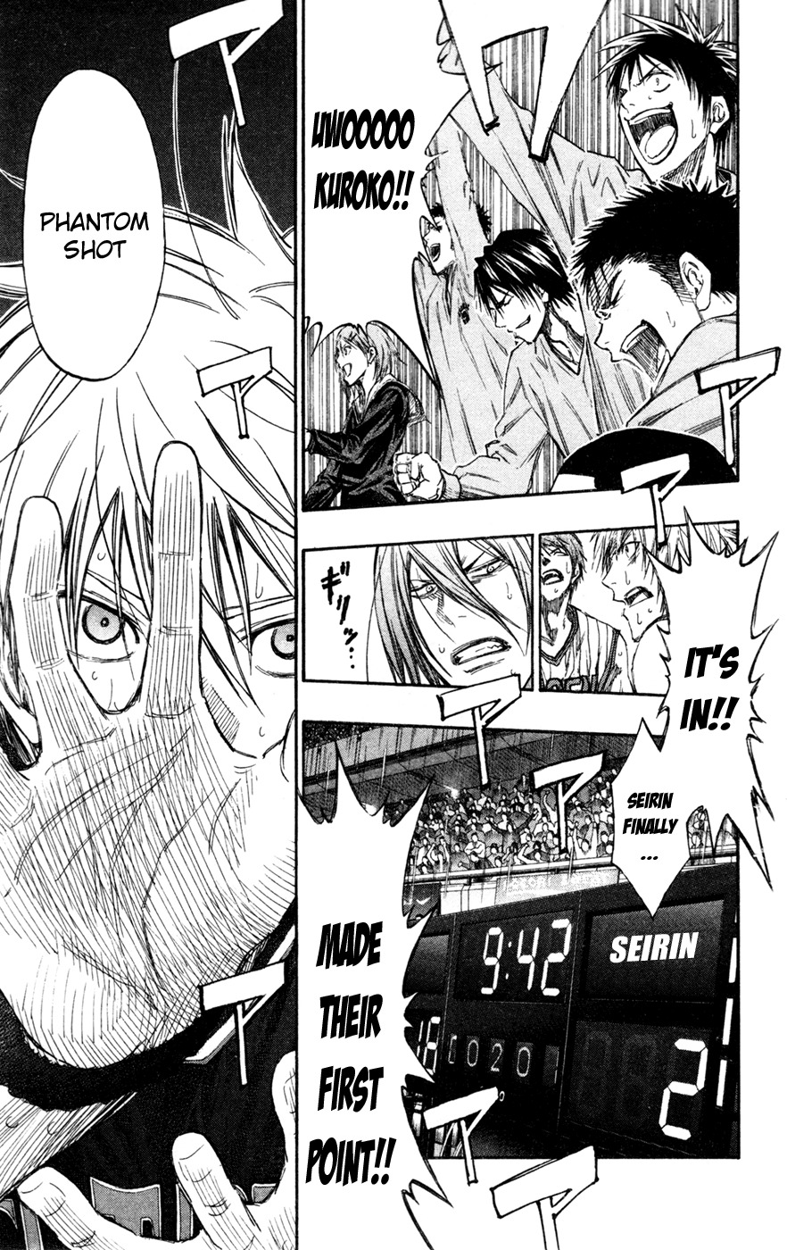 Kuroko no Basket Chapter 148 page 18 - Chapter 148: First Point!!