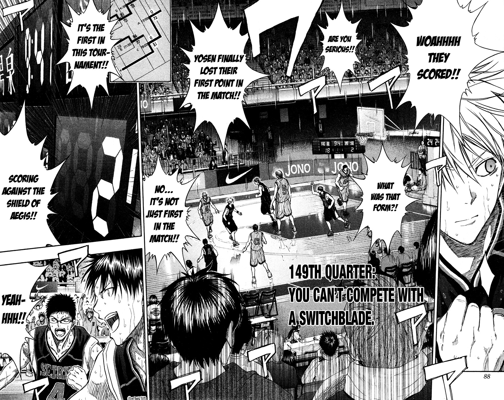 Kuroko no Basket Chapter 149 page 2 - Chapter 149: You Can't Compete With Switchblade