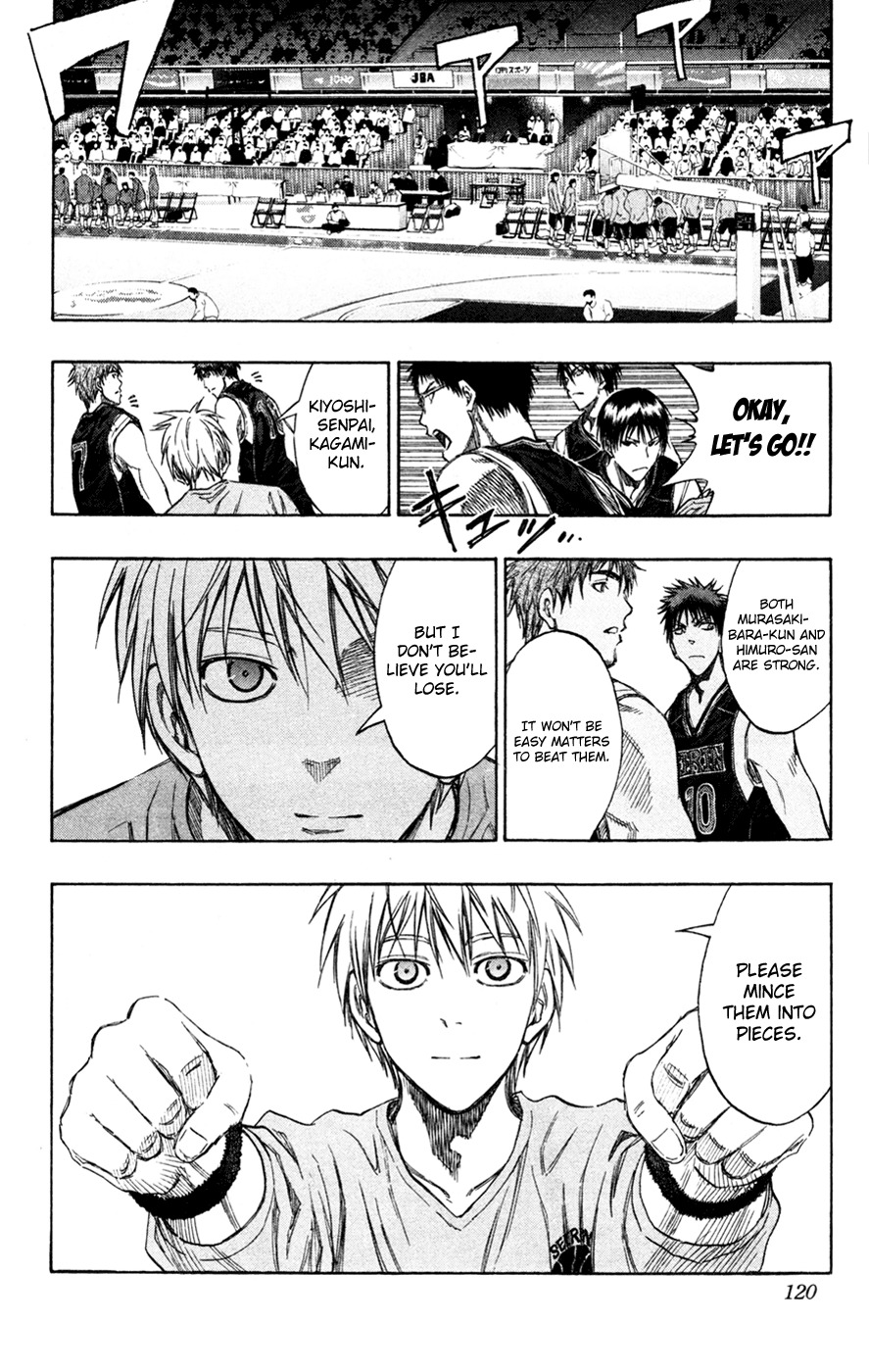 Kuroko no Basket Chapter 150 page 14 - Chapter 150: Leave it to me!!