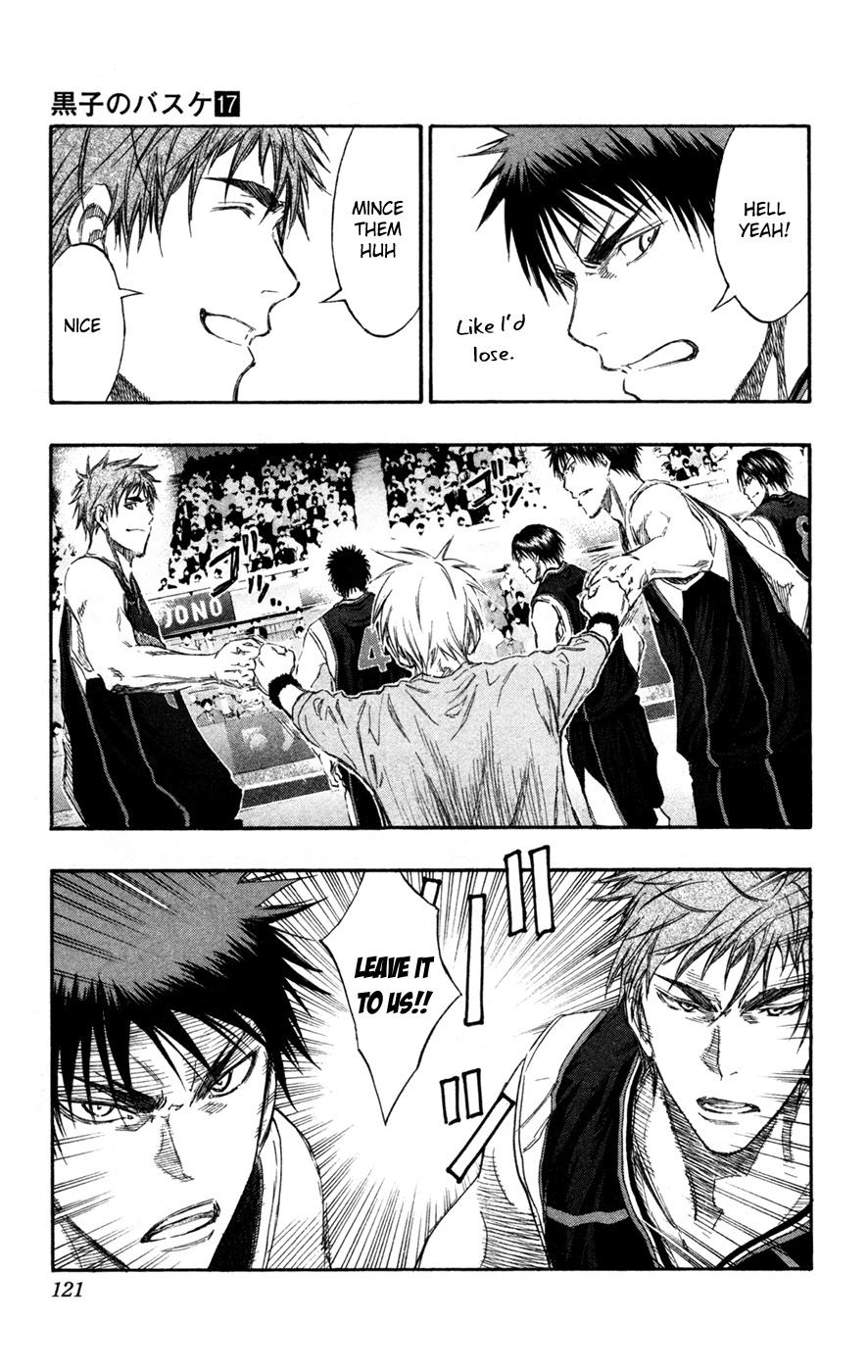Kuroko no Basket Chapter 150 page 15 - Chapter 150: Leave it to me!!