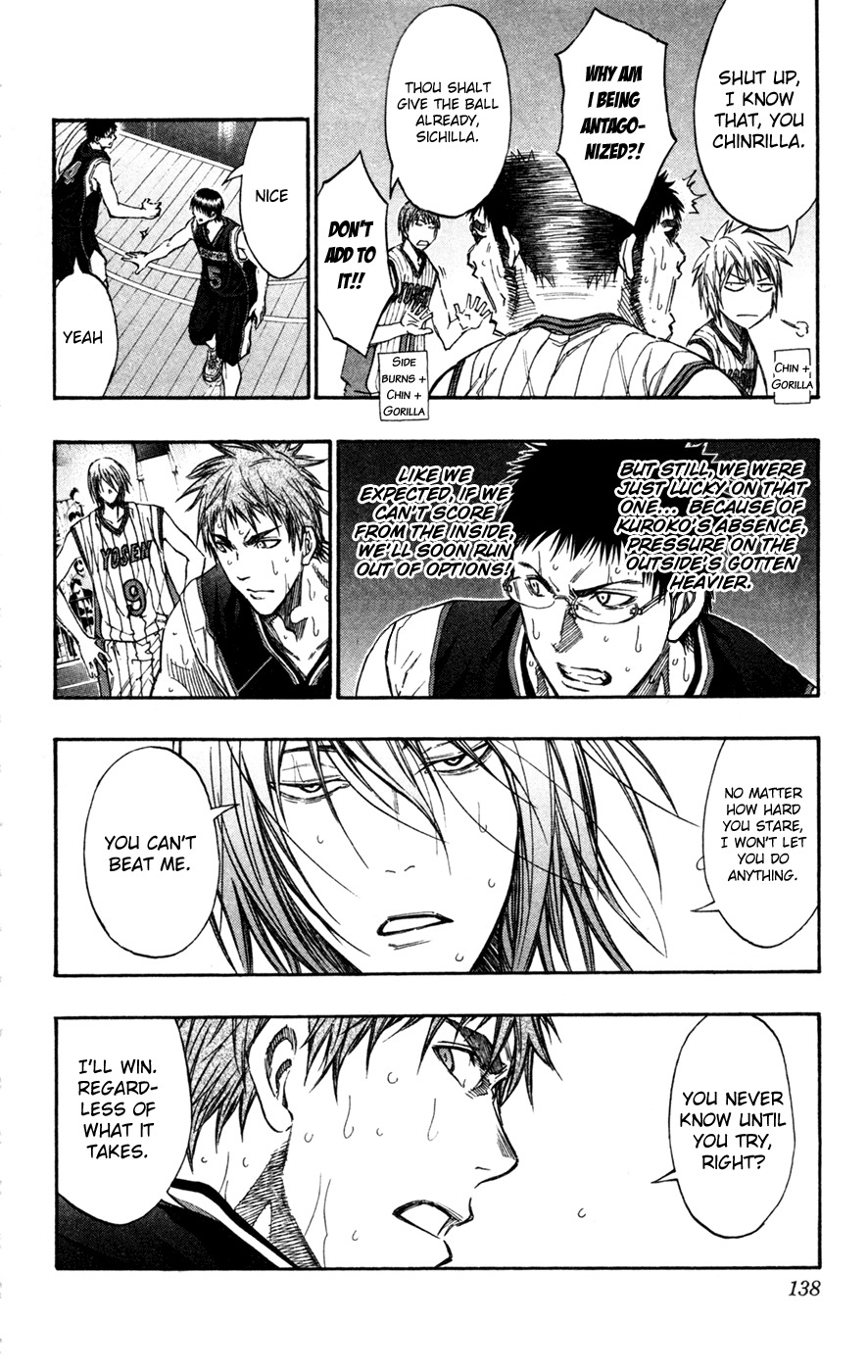 Kuroko no Basket Chapter 151 page 12 - Chapter 151: I Want to it Down