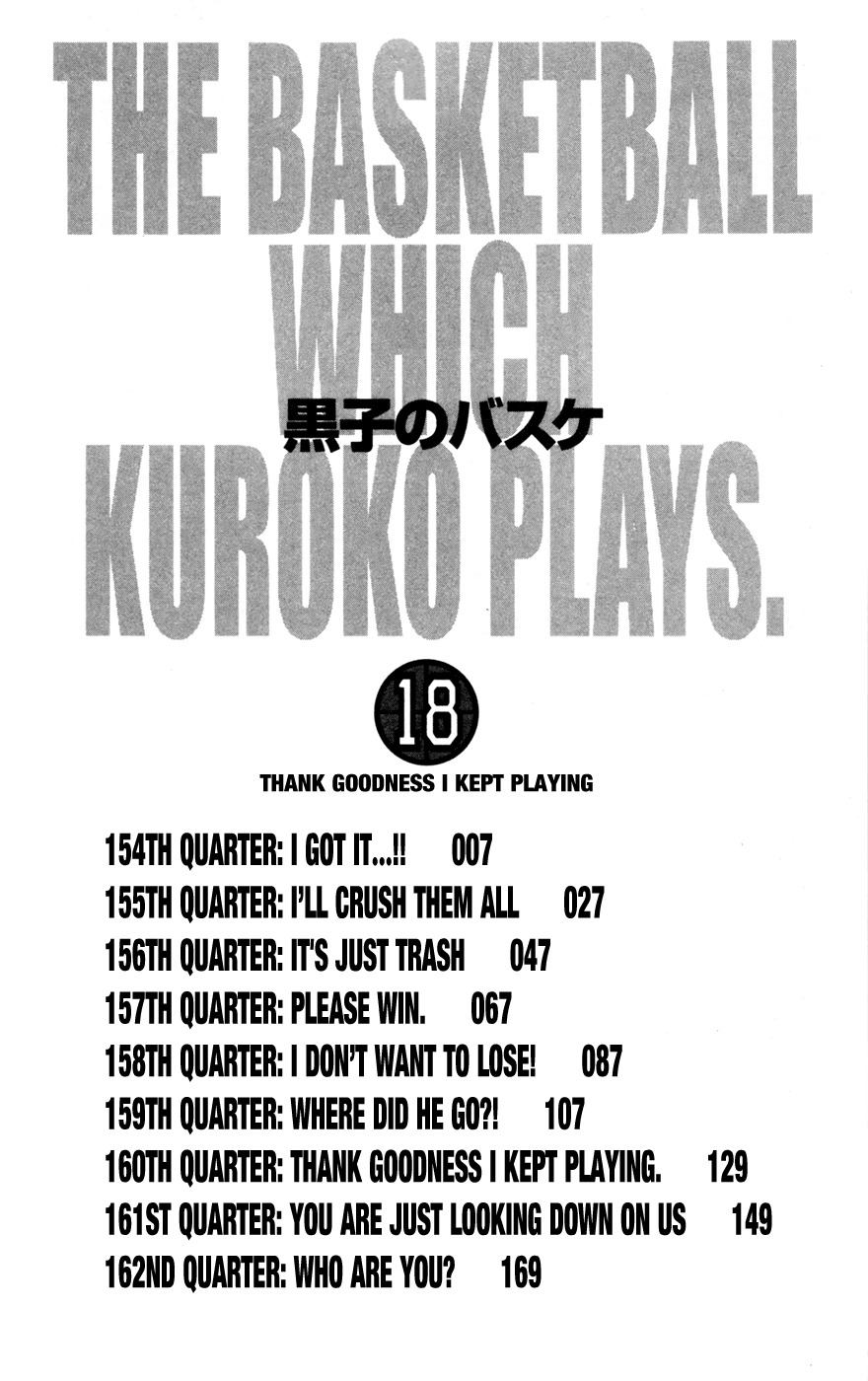 Kuroko no Basket Chapter 154 page 5 - Chapter 154: I Got It...!!