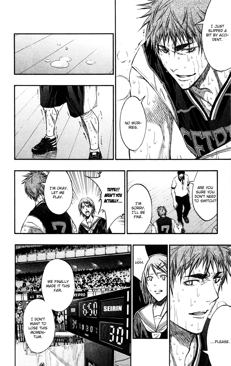 Kuroko no Basket Chapter 155 page 4 - Chapter 155: I'll Crush Them All
