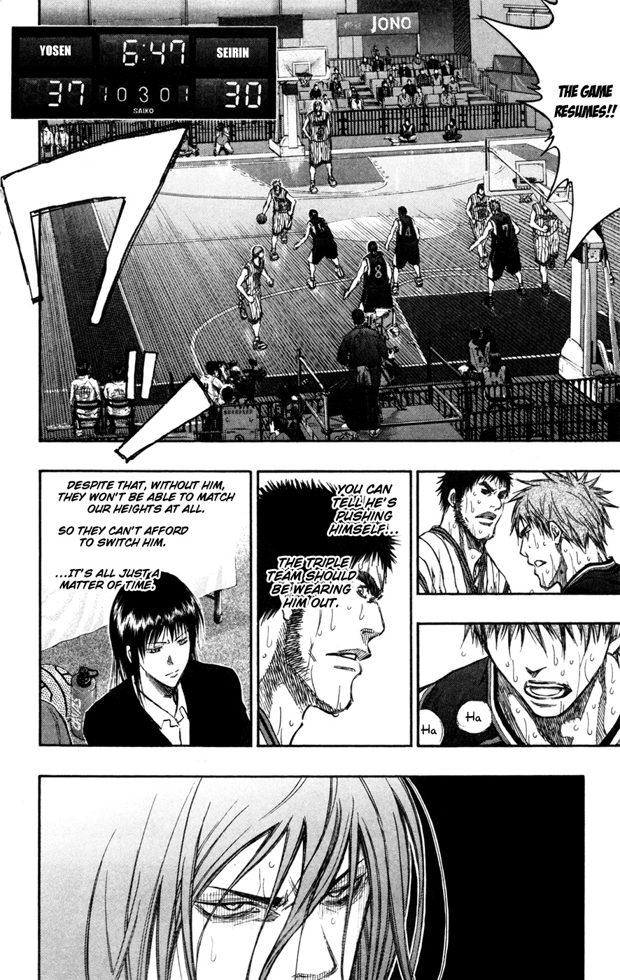 Kuroko no Basket Chapter 155 page 6 - Chapter 155: I'll Crush Them All