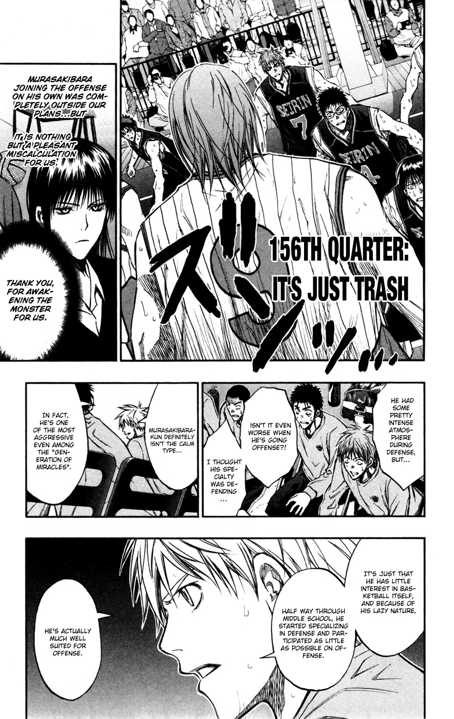 Kuroko no Basket Chapter 156 page 1 - Chapter 156: It's Just Trash