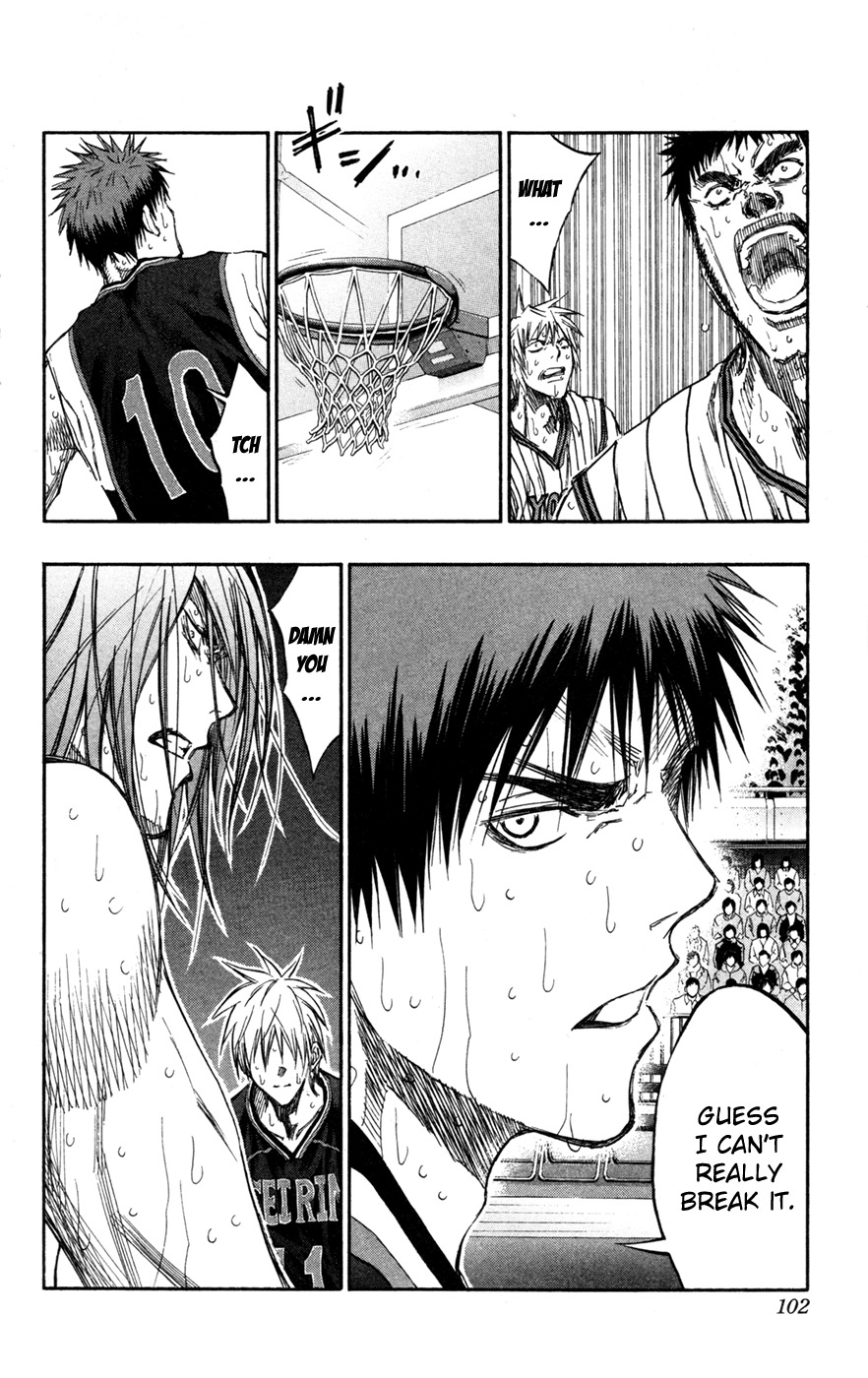 Kuroko no Basket Chapter 158 page 15 - Chapter 158: I Don't Want to Lose