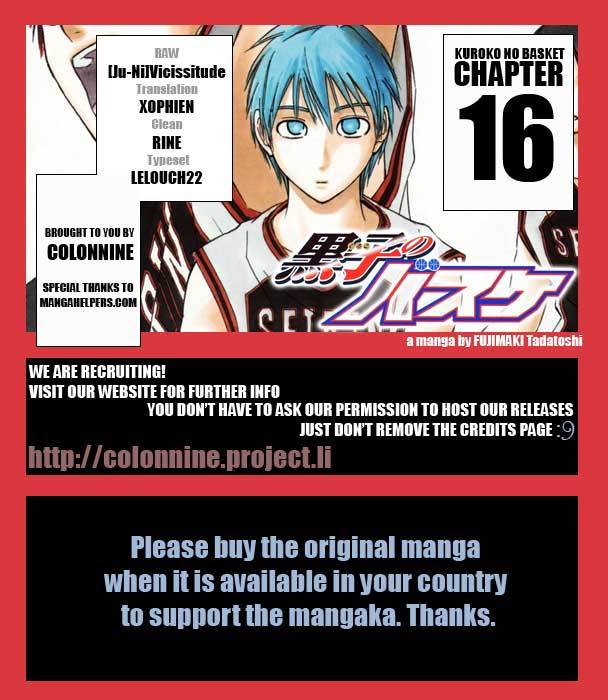 Kuroko no Basket Chapter 16 page 19 - Chapter 16: We'll See Something Incredible