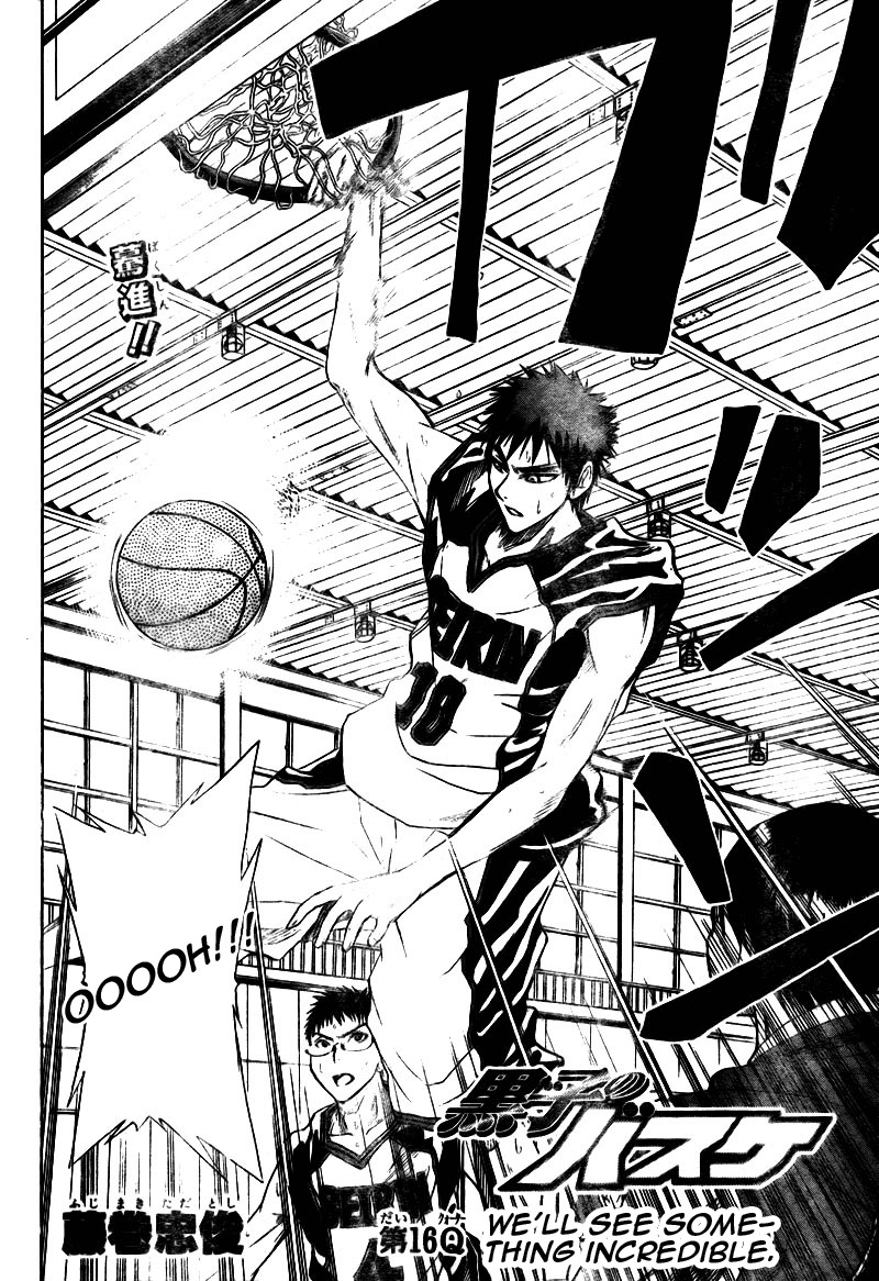 Kuroko no Basket Chapter 16 page 2 - Chapter 16: We'll See Something Incredible