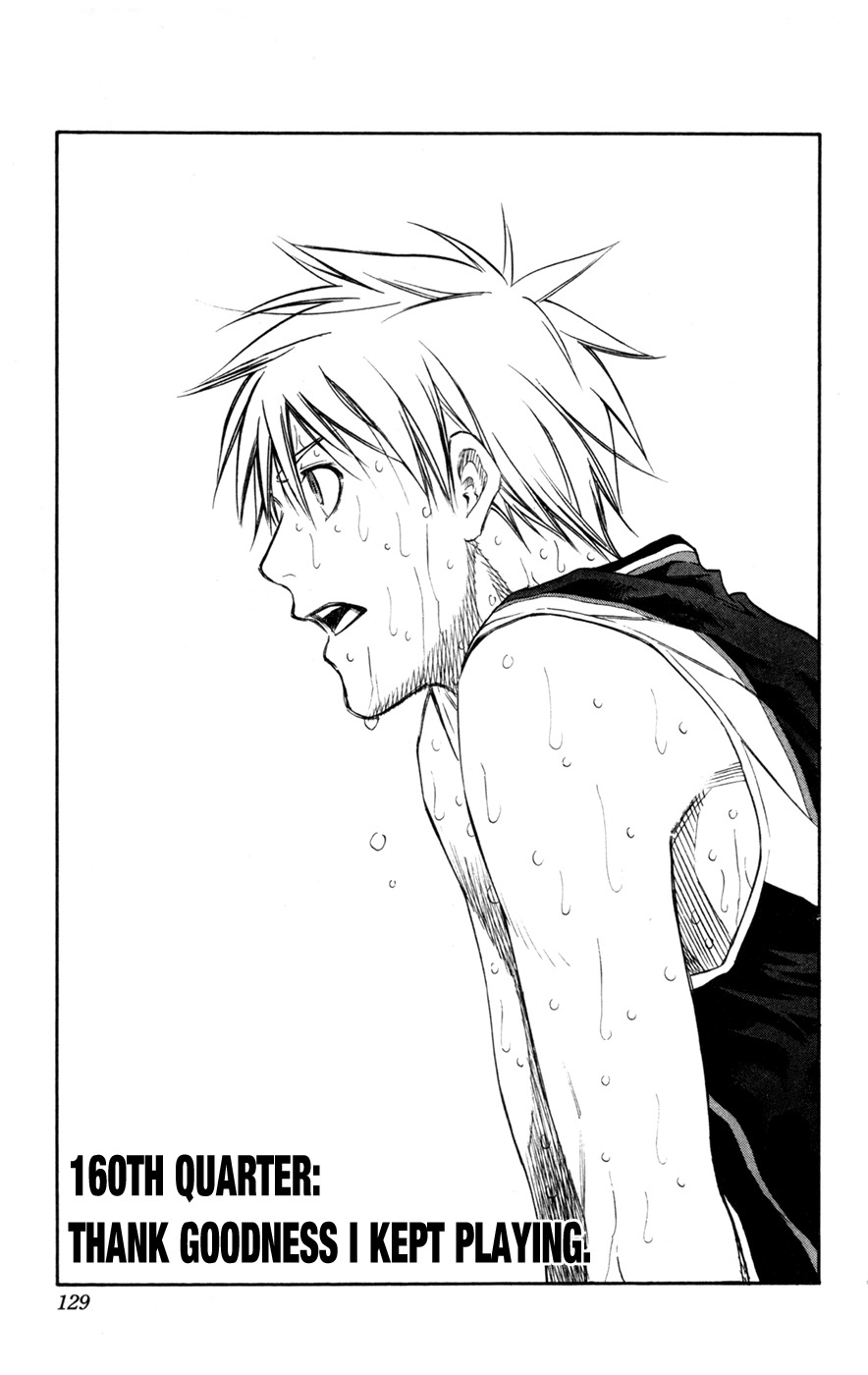 Kuroko no Basket Chapter 160 page 1 - Chapter 160: Thank Goodness I Kept Playing