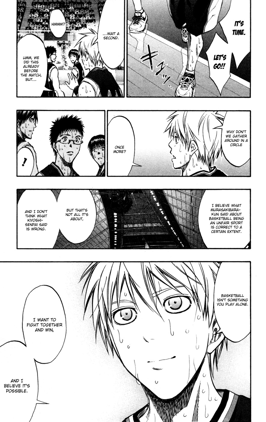 Kuroko no Basket Chapter 160 page 14 - Chapter 160: Thank Goodness I Kept Playing