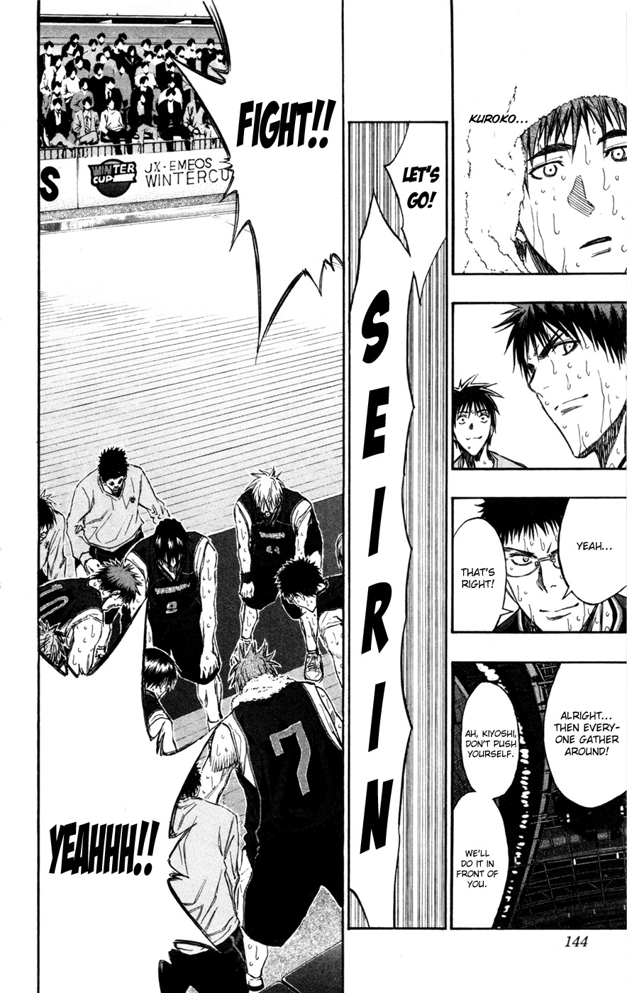 Kuroko no Basket Chapter 160 page 15 - Chapter 160: Thank Goodness I Kept Playing
