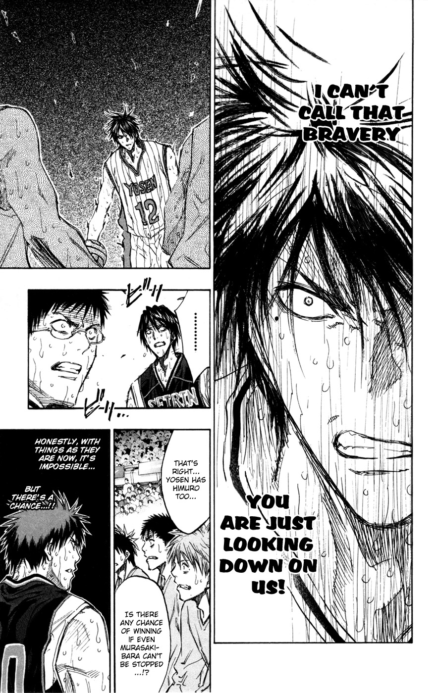 Kuroko no Basket Chapter 161 page 17 - Chapter 161: You Are Just Looking Down On Us