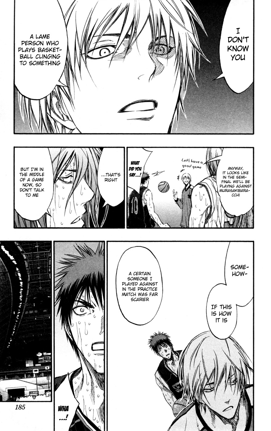 Kuroko no Basket Chapter 162 page 17 - Chapter 162: Who Are You?