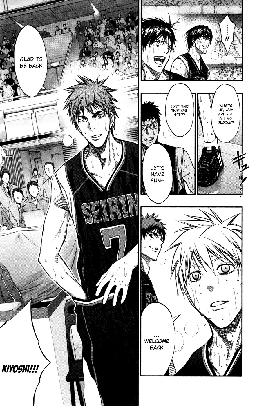 Kuroko no Basket Chapter 166 page 17 - Chapter 166: We'll Win!!!