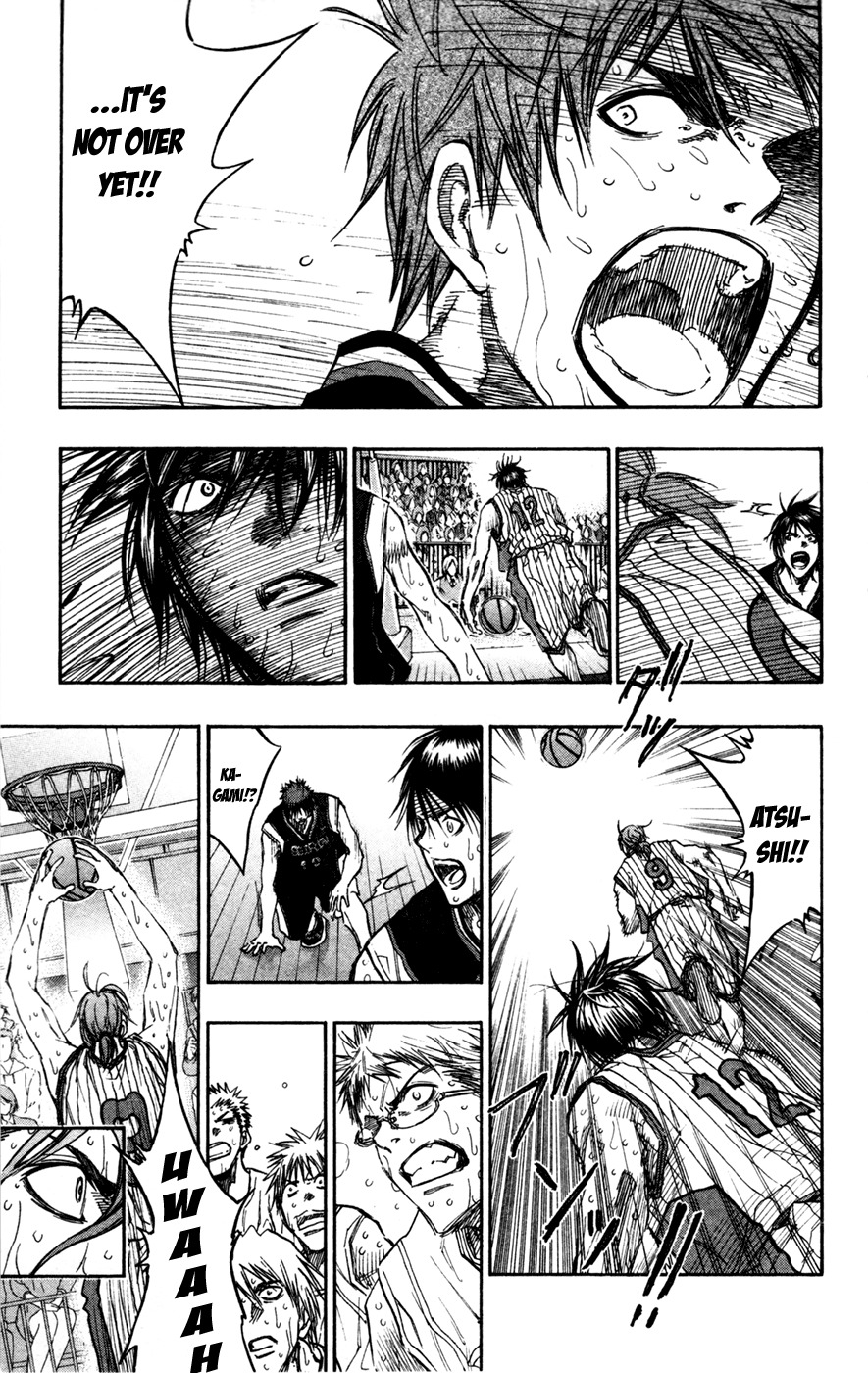 Kuroko no Basket Chapter 168 page 15 - Chapter 168: It's Over!!!