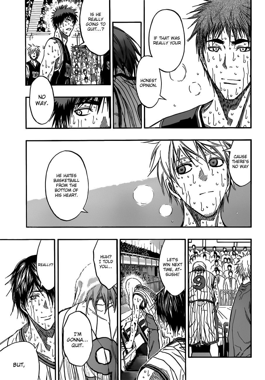 Kuroko no Basket Chapter 169 page 10 - Chapter 169: So, that's just how it is.