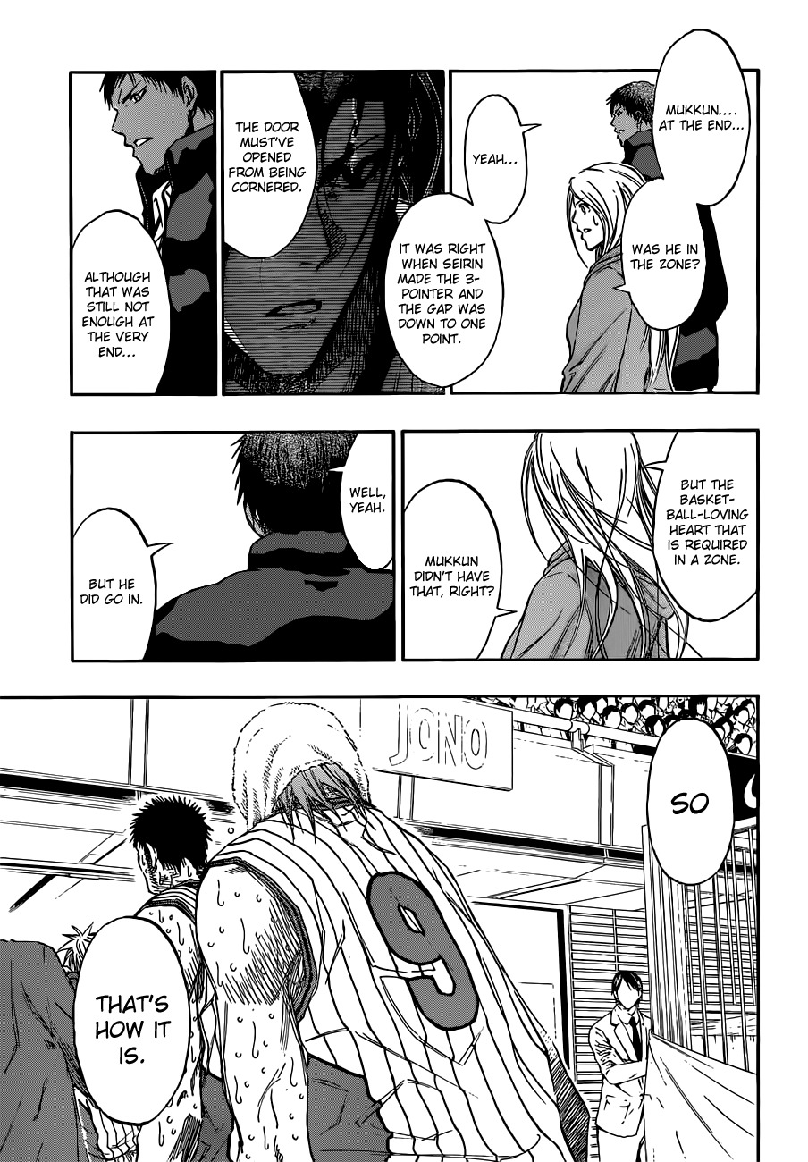 Kuroko no Basket Chapter 169 page 12 - Chapter 169: So, that's just how it is.
