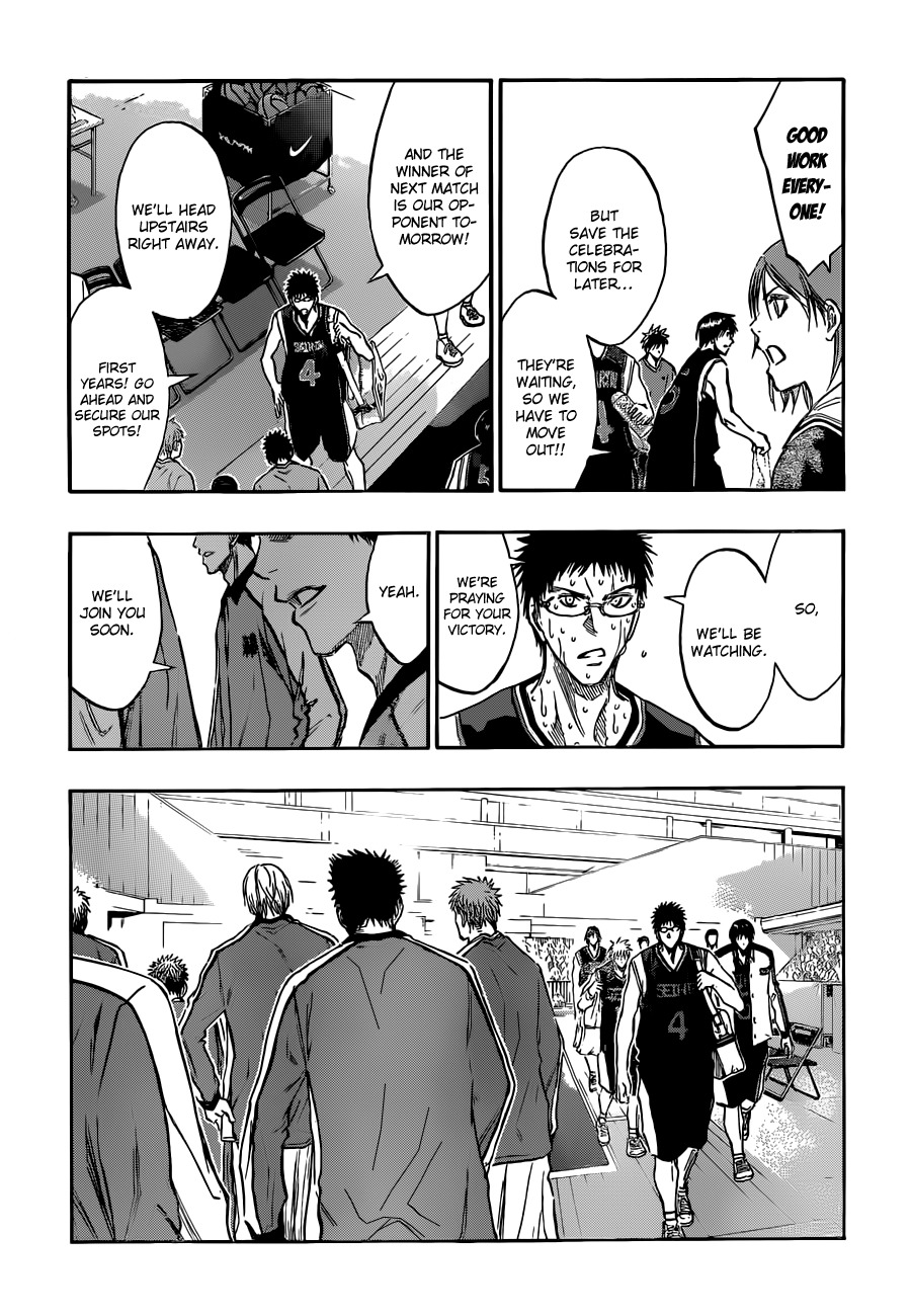 Kuroko no Basket Chapter 169 page 13 - Chapter 169: So, that's just how it is.