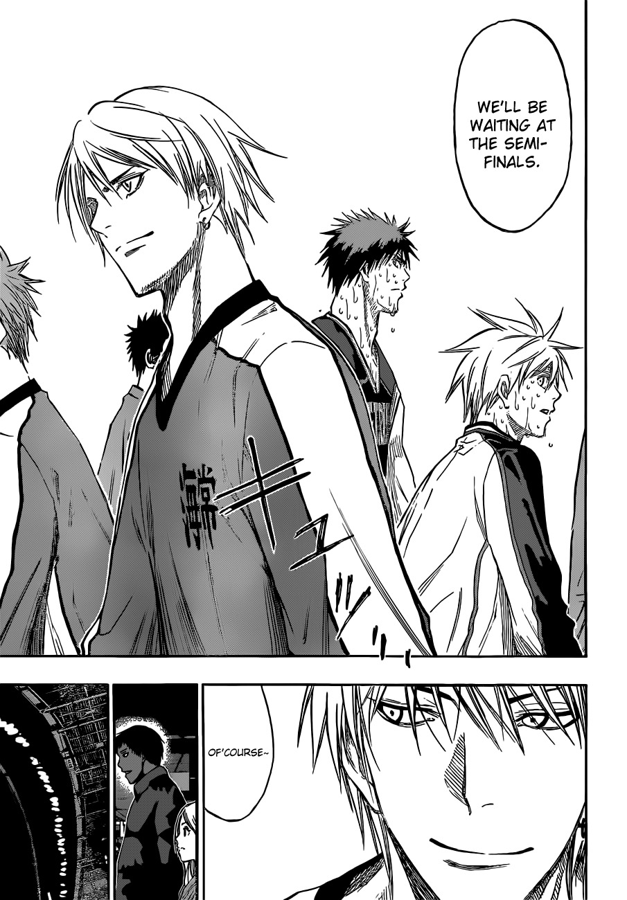 Kuroko no Basket Chapter 169 page 14 - Chapter 169: So, that's just how it is.