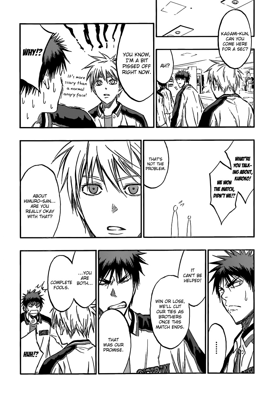 Kuroko no Basket Chapter 169 page 15 - Chapter 169: So, that's just how it is.