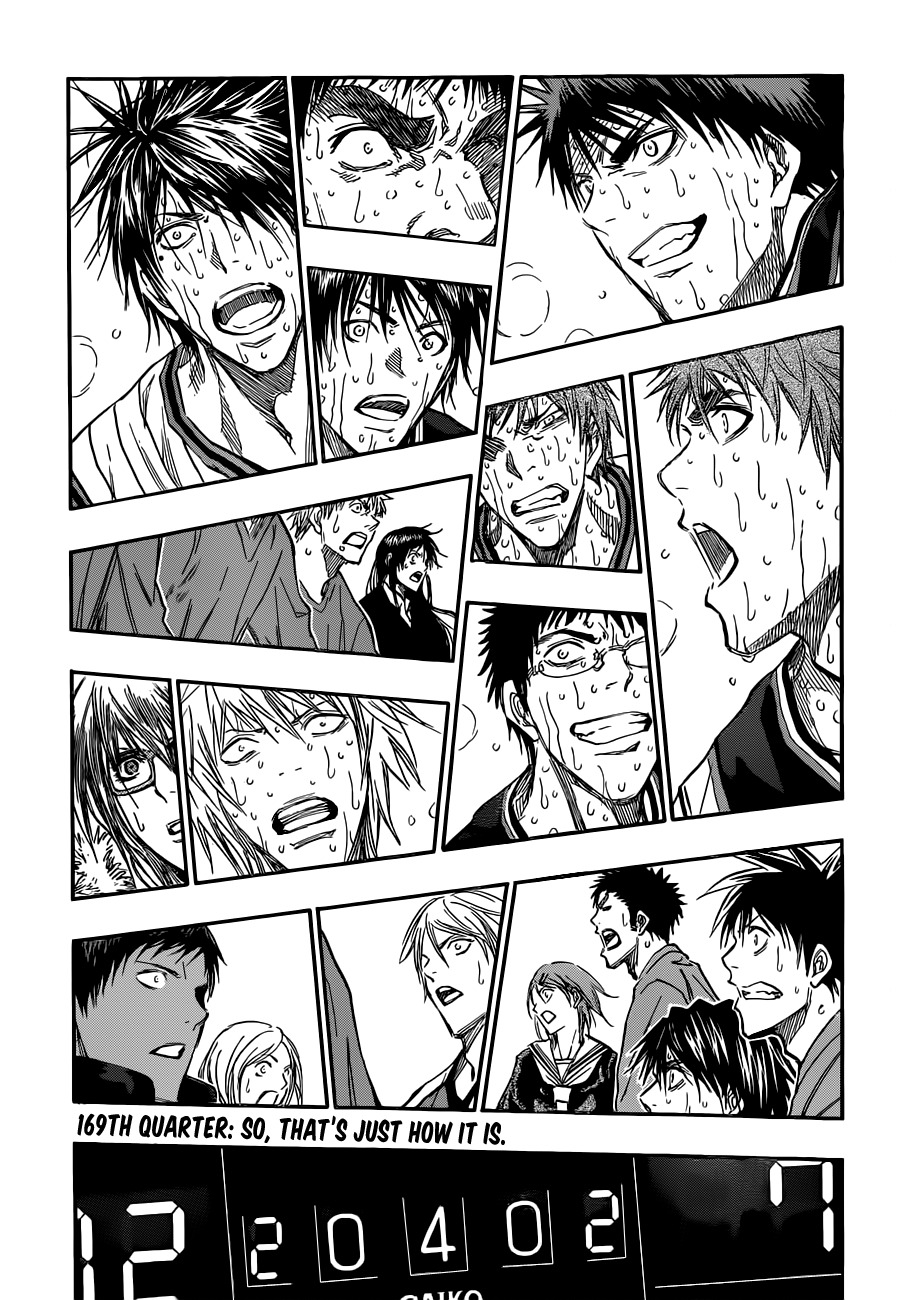 Kuroko no Basket Chapter 169 page 4 - Chapter 169: So, that's just how it is.