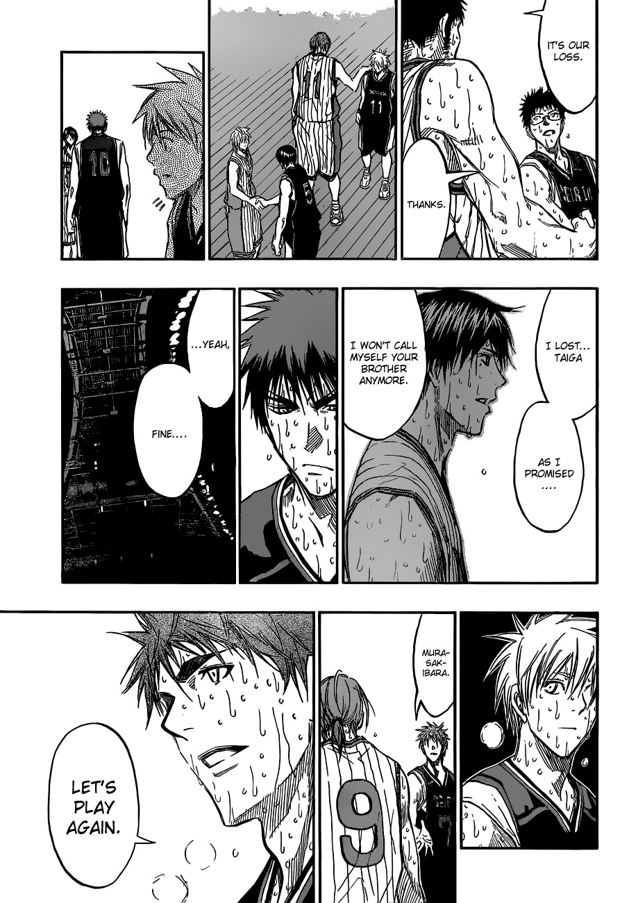 Kuroko no Basket Chapter 169 page 8 - Chapter 169: So, that's just how it is.