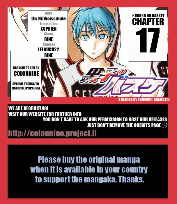 Kuroko no Basket Chapter 17 page 26 - Chapter 17: Doesn't It Fire You Up?