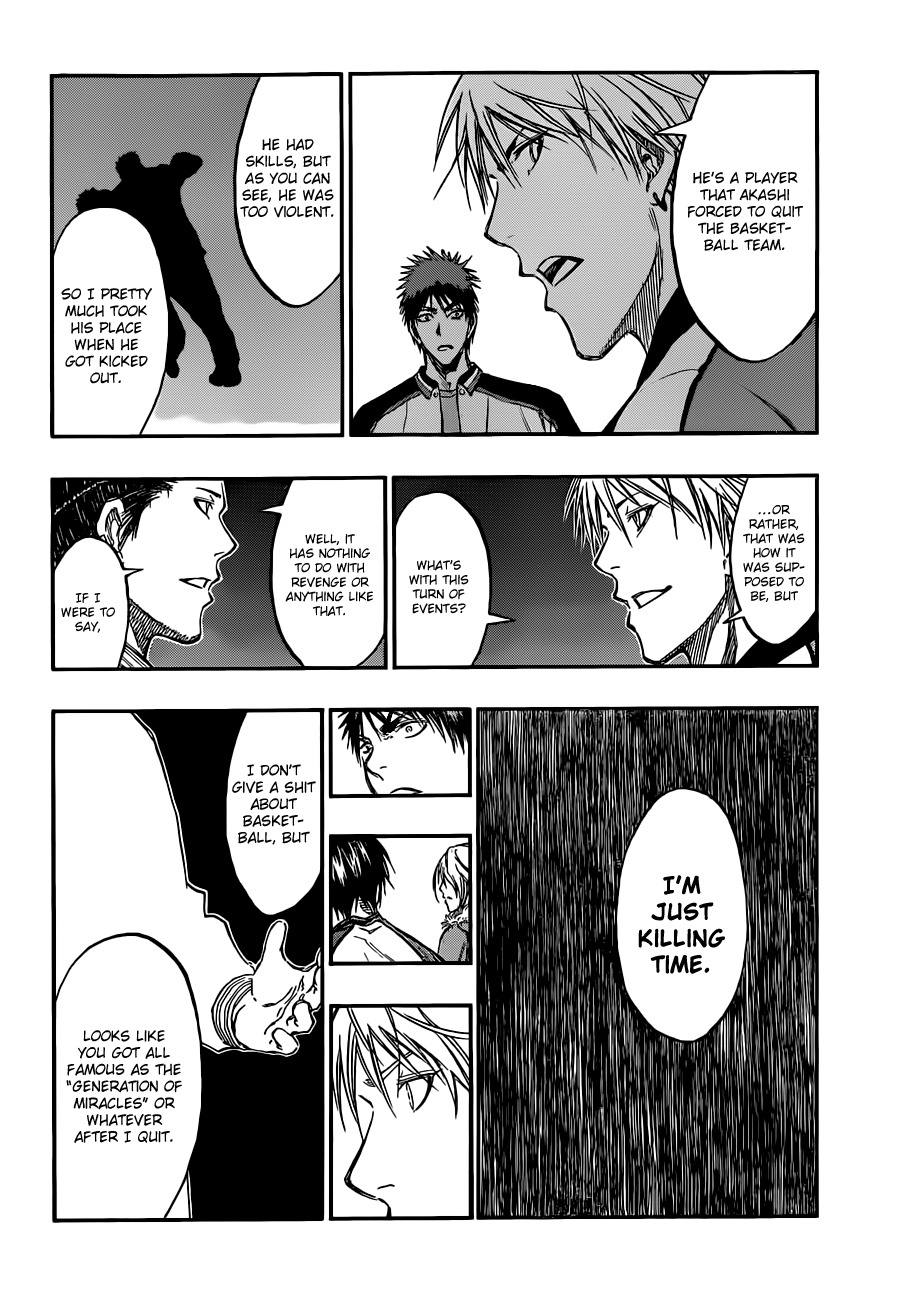 Kuroko no Basket Chapter 170 page 14 - Chapter 170: I'm just killing time.