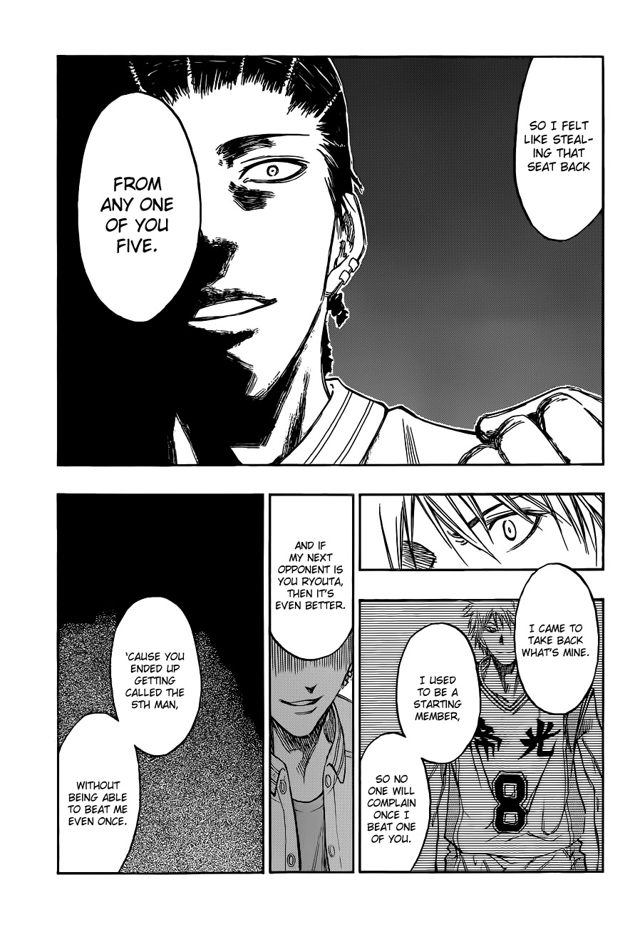 Kuroko no Basket Chapter 170 page 15 - Chapter 170: I'm just killing time.