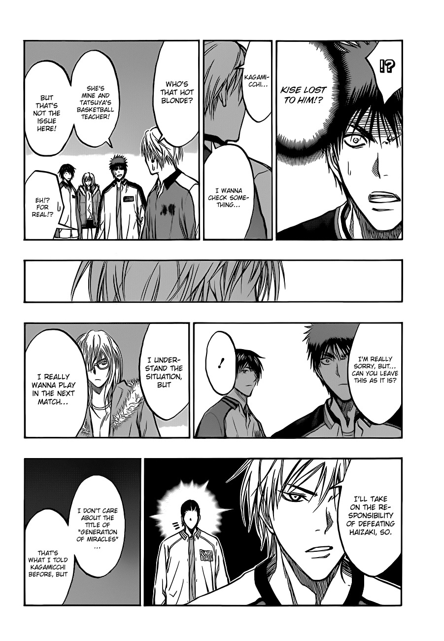 Kuroko no Basket Chapter 170 page 16 - Chapter 170: I'm just killing time.