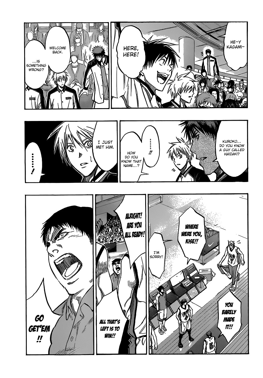 Kuroko no Basket Chapter 170 page 19 - Chapter 170: I'm just killing time.