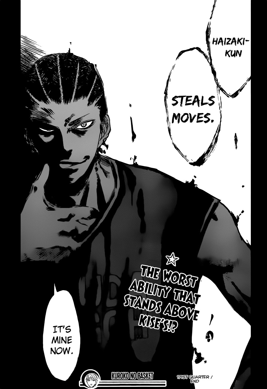 Kuroko no Basket Chapter 171 page 21 - Chapter 171: It's Mine Now