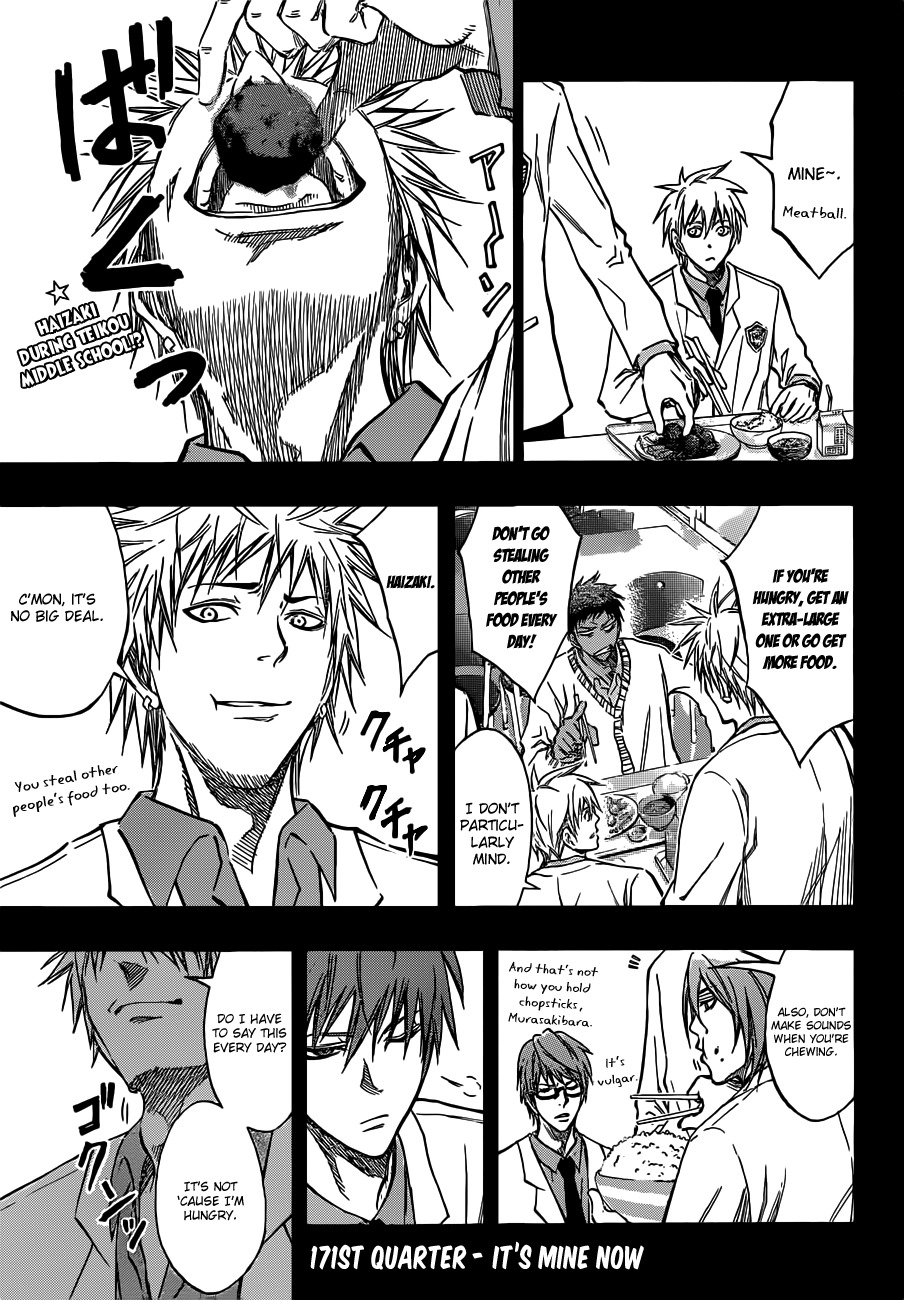 Kuroko no Basket Chapter 171 page 5 - Chapter 171: It's Mine Now