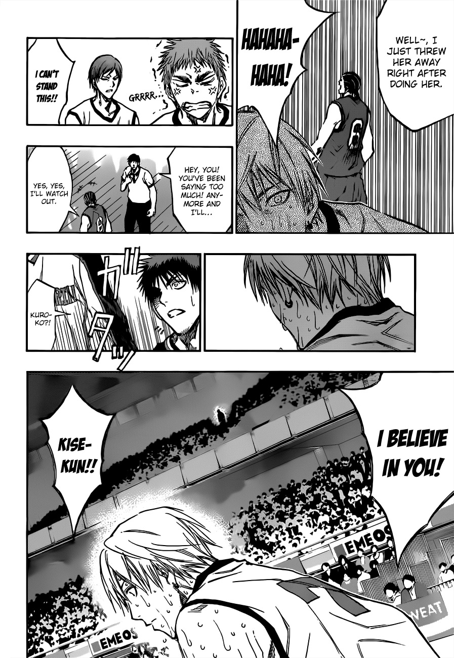 Kuroko no Basket Chapter 172 page 16 - Chapter 172: Don't You Get In My Way!