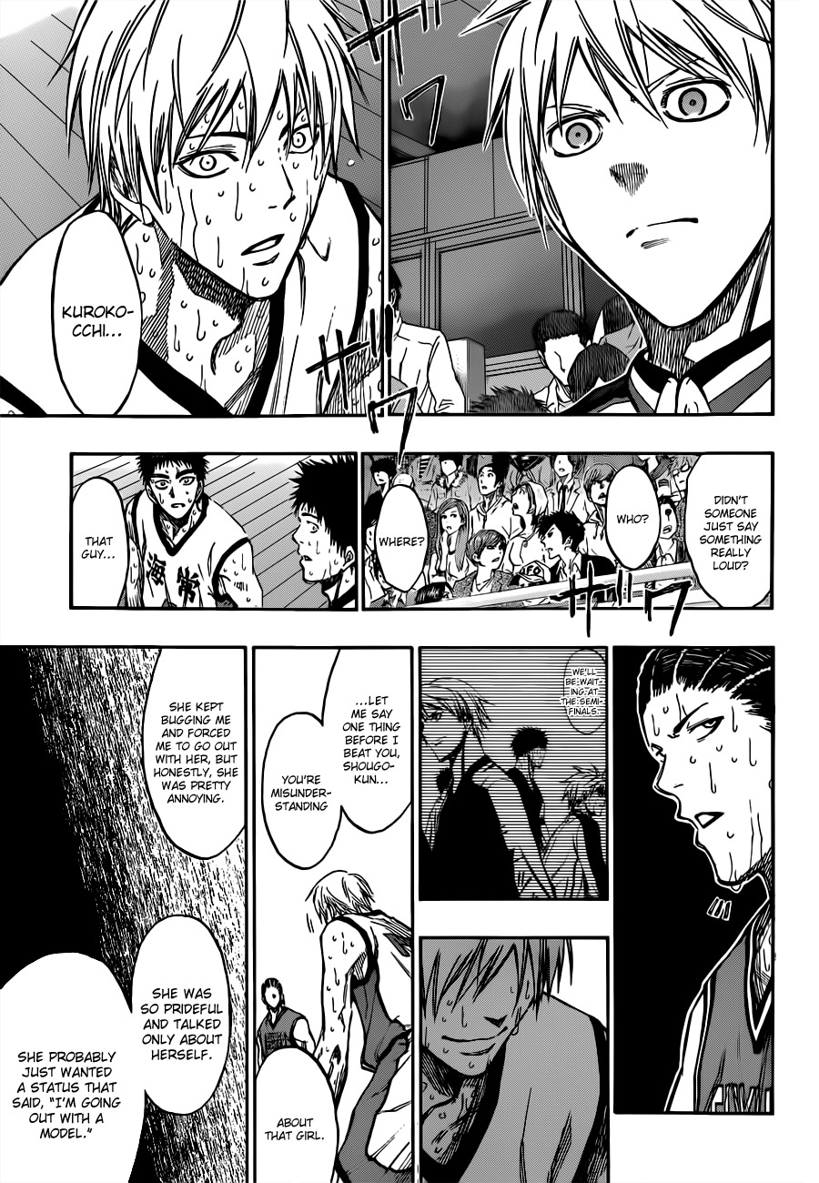 Kuroko no Basket Chapter 172 page 17 - Chapter 172: Don't You Get In My Way!
