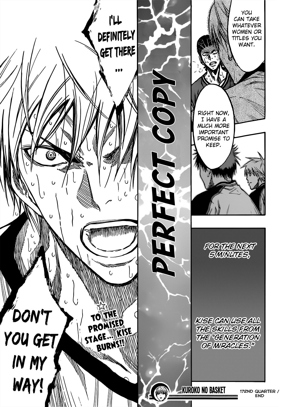 Kuroko no Basket Chapter 172 page 21 - Chapter 172: Don't You Get In My Way!